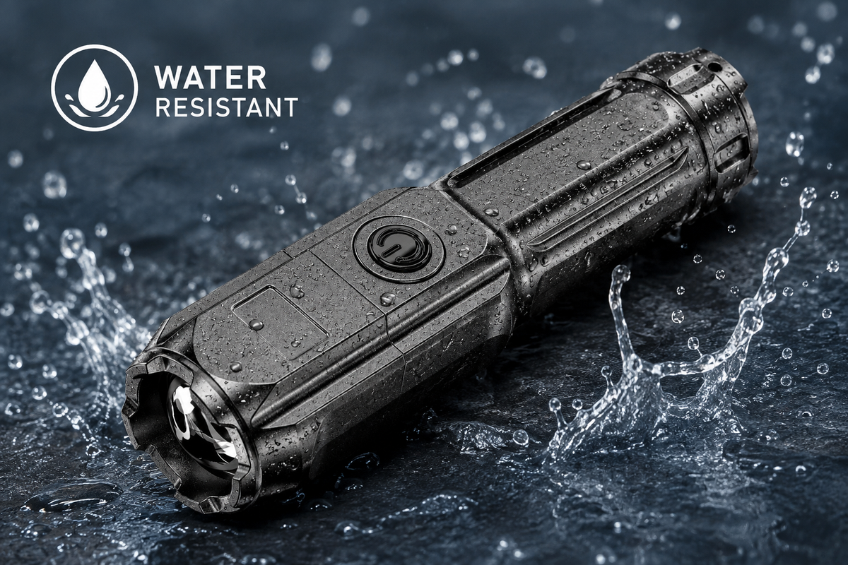 100000 Lumen Tactical USB Rechargeable LED Flashlight